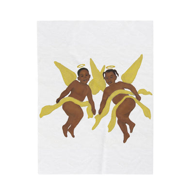 Babyanoo,®Inc. Velveteen Plush Angel Blanket