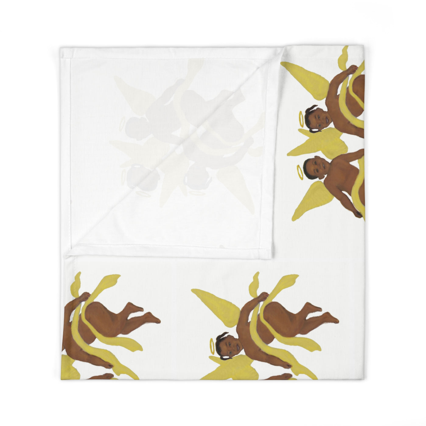 Babyanoo,®Inc. Multiple Brown Angel Baby Swaddle Blanket